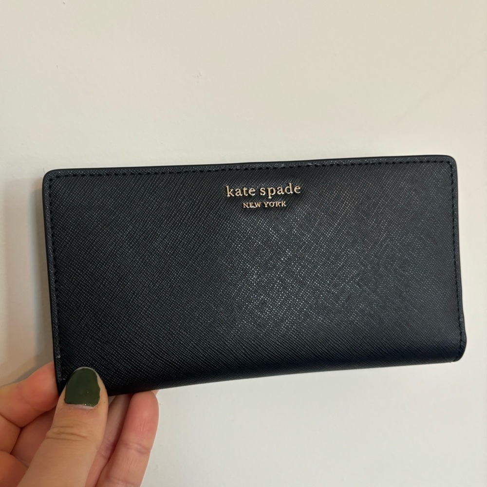 Black Kate Spade Wallet - Never Used!